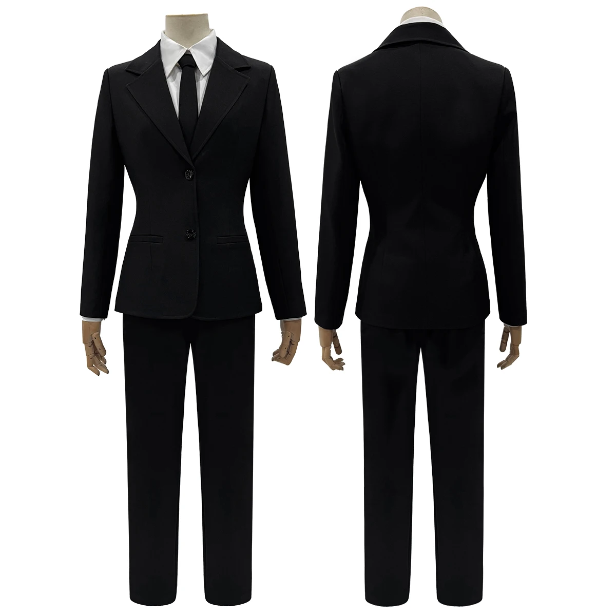 

HOLOUN Higashiyama Kobeni Himeno Cosplay Costume Wig Chainsaw Anime Black Suit Shirt Pants Daily Convention Halloween Christmas