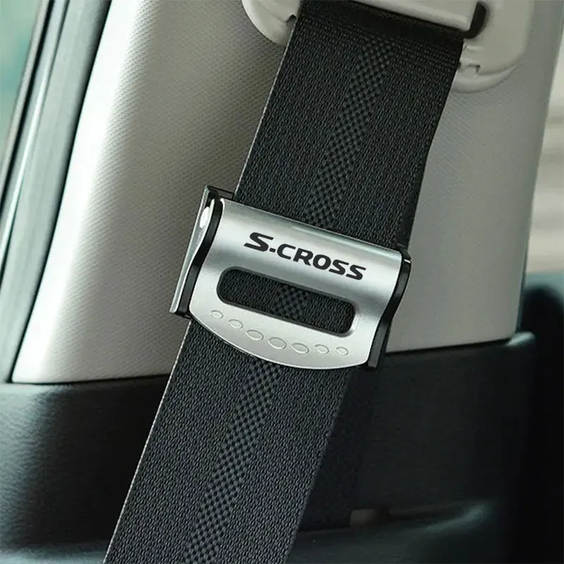 Universal Car Seat Belt Limiter Safety Belt Fixed Limiter Seat Belt Clip Holder Car Interior for Suzuki S-Cross Car Accessorie