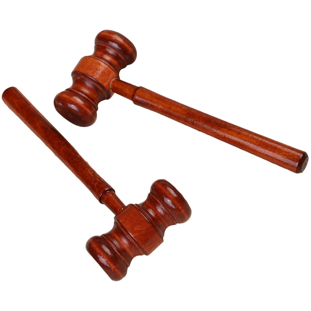 

2Pcs Mini Hammer Toy High Quality Solid Wood Environmental Safe Paint Baby Grabbing H Eye Coordination Infant Beat Toy Wood Tool
