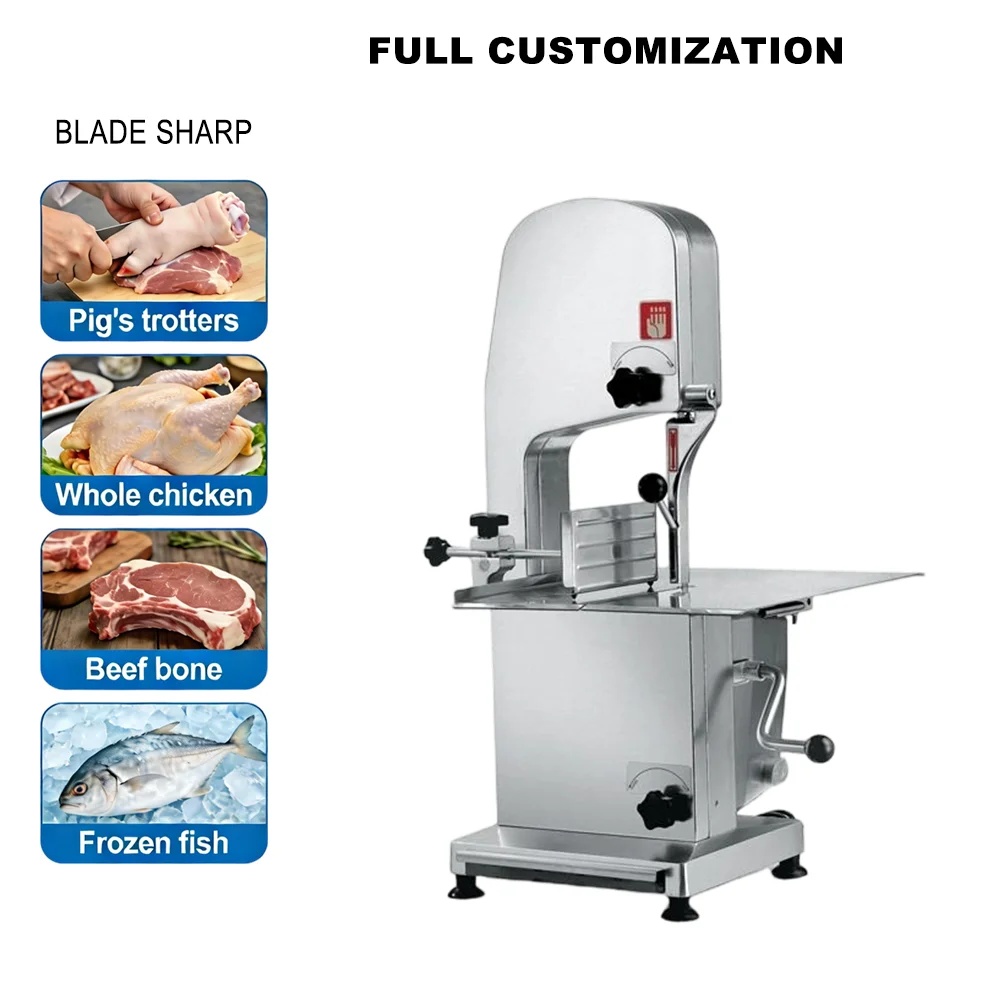 

High Quality Stainless Steel Automatic Frozen Meat Cutter Bone Sawing Machine High Efficiency Electric Bone