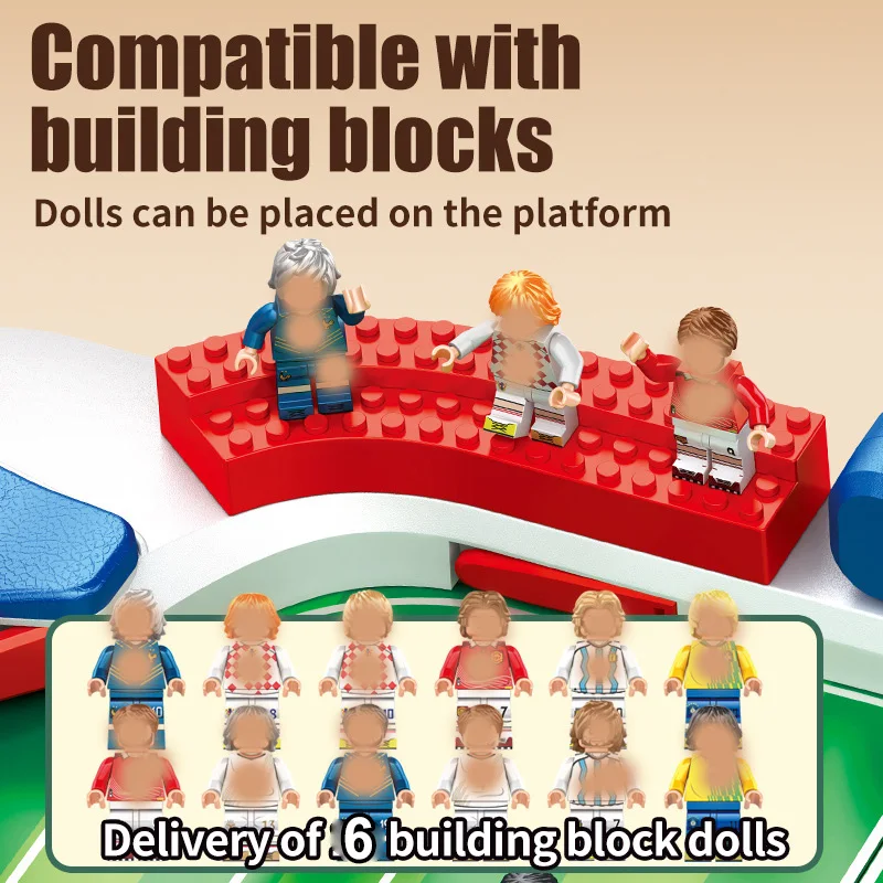 새로운 더블 플레이어 축구 필드 장난감 어린이 교육 테이블 게임 축구 전투 테이블 세트 파티 스포츠 장난감 선물