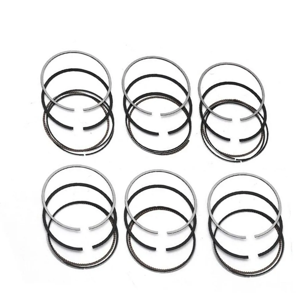 Engine Piston Rings Set STD 0.5 Fit 3.6 L For Jeep Grand Cherokee Wrangler Dodge Journey ERB 3.6L V6 GAS 121080000100 42155CP view 4