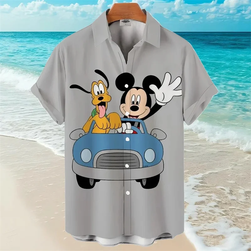 Beach vacation 3D digital printing Hawaiian shirt casual quick-drying shirt men's shirt summer fashion trend retro boutique top