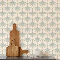 Self-adhesive Wall Paper Rolls,Art Deco Green Color Swans Wallpaper Peel and Stick For Home Decor,Self-adhesive Or Traditional