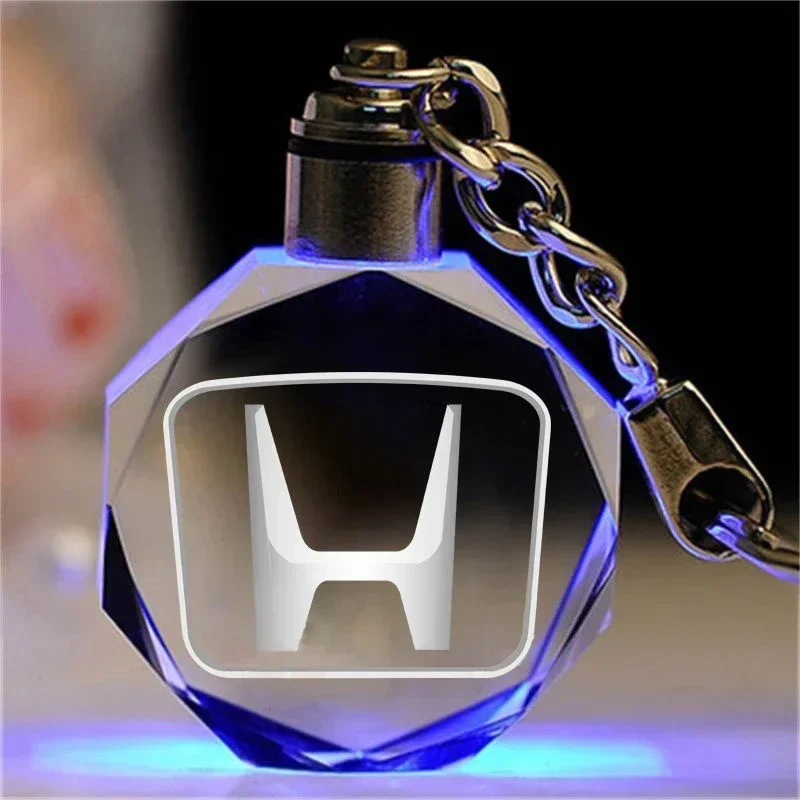 

Светодиодный брелок для ключей от автомобиля, брелок с пряжкой, подвеска для HONDA Accord City Crosstour Odyssey HRV FIT Jazz Pilot Civic DIO, брелоки