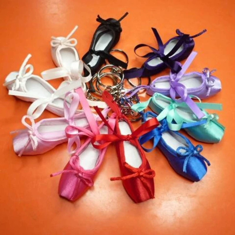 Lovely Ballet Shoe Keyring Stylish Pendant Keychains Ballet Shoe Keyrings Backpack Pendants Gift for Fashion Enthusiasts