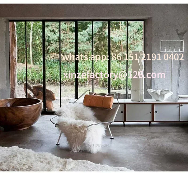 

Customizable klasy krzesło designerskie krzesło z flagą pojedyncze wypoczynek tkane kreatywny fotel średniowieczne mebl