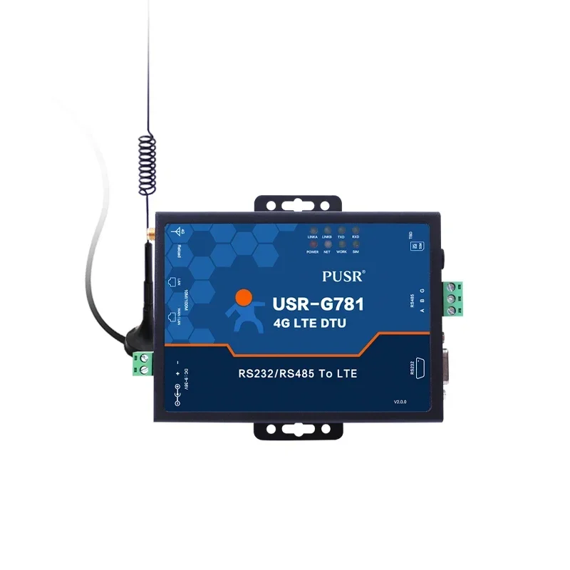 USR-G781-E EMEA & APAC Version Industrial Cellular Modem 4G LTE serial modem with SIM card Ethernet port