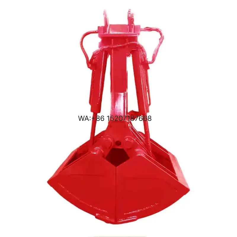 Wmwmnu for 2 Rope Hydraulic Vessel Coal Clamshell Grab Bucket Overhead Construction Machinery Attachments
