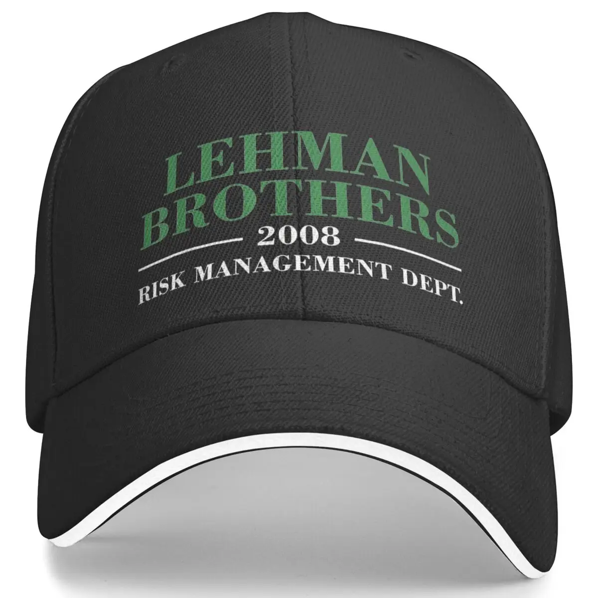 Lehman Brothers-Gestión de Riesgos, gorra de béisbol de departamento, caza, Camping, gorra de camionero ajustable, gorras de béisbol con estampado ajustado Unisex para hombres