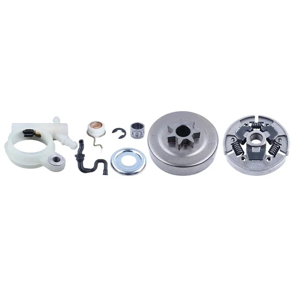 

High Performance Clutch Drum Kit Replacement Kit Oil Pump Kit Sprocket Cleaner Efficient Lubrication Replacement Parts