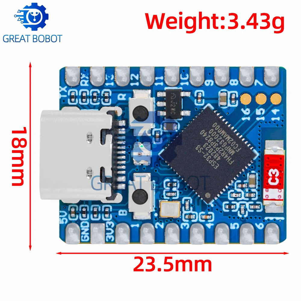 1 ~ 4PCS ESP32-S3-Zero Mini Pl - D1 Mini Pro avaliação e preço