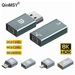 Displayport To Mini Displayport Male To Female To Female 8K Or 4K 60Hz Cable Extender Converter DP1.4 Adapter HD Mini DP To DP
