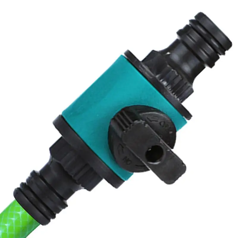 1/2 3/4 Thread 2-way Tap Hose Water Splitter Garden Hose Y Type Watering Adjustable Switch Water Controller Valve