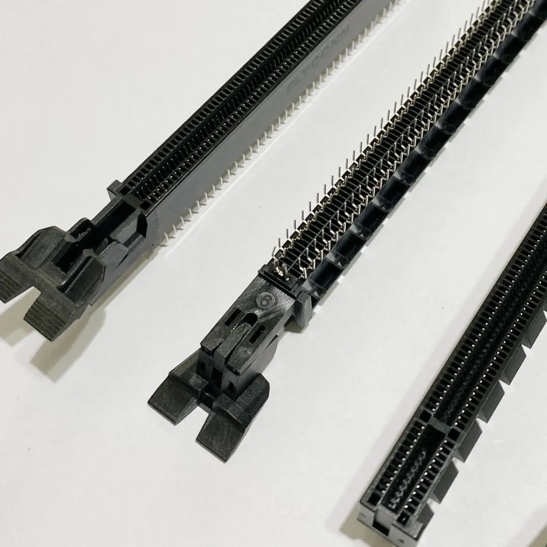 2-10PCS 164P 16x PCI-E Graphics Card Slot, Desktop Motherboard Socket, Fish-Tail Type, Desktop Motherboard