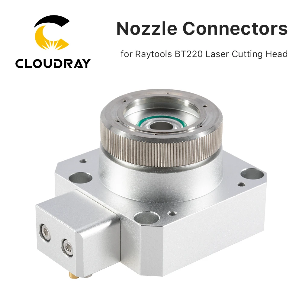 Cloudray BT220 Fiber Nozzle Connector of Raytools Laser Head For Fiber Laser 1064nm Cutting Machine