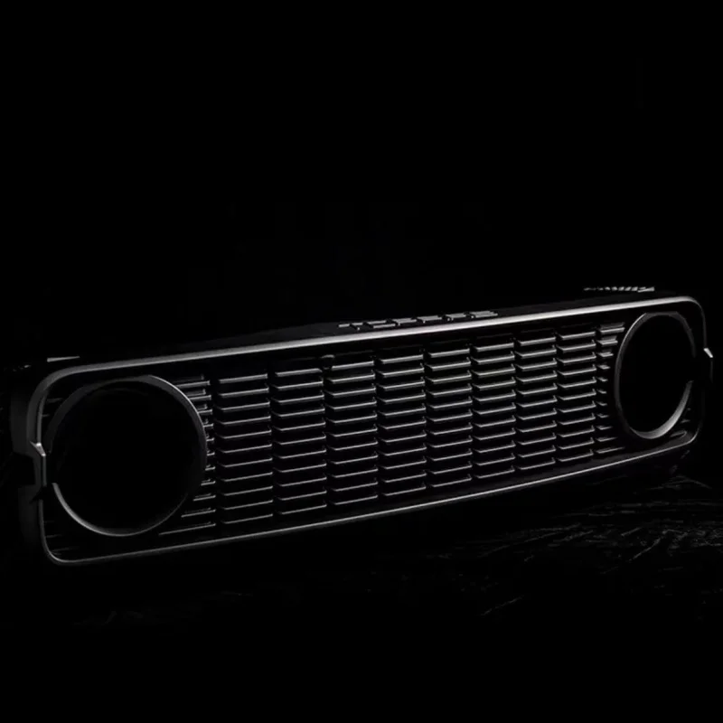 Upgraded ABS Front Middle Mesh Grille, Equipped with 8 Yellow LED Lights, Suitable for GWM tank 300 Accessories - Image 5