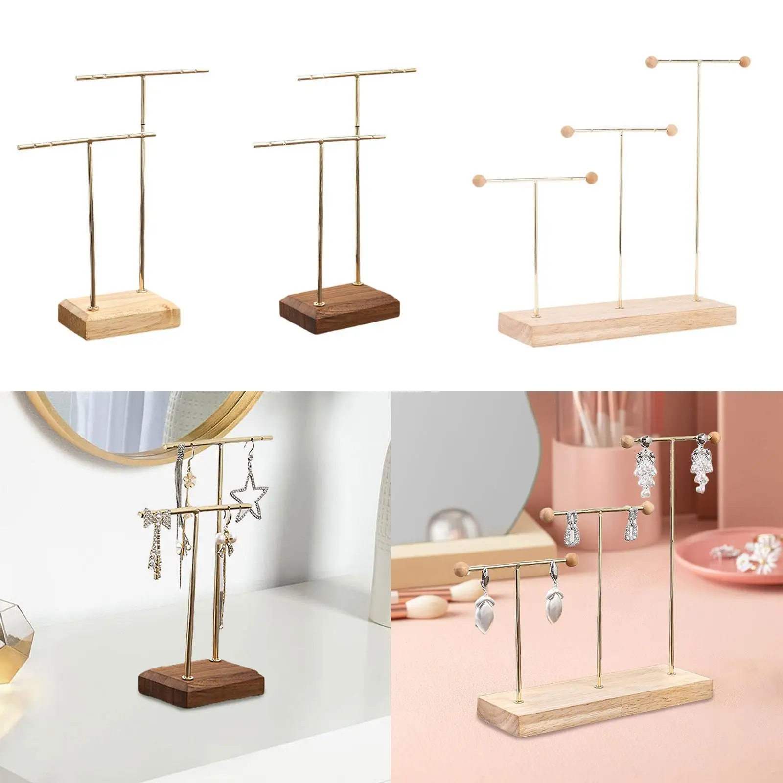 

Earring Display Stand Jewelry Display Stand Desktop Metal Jewelry Organizer