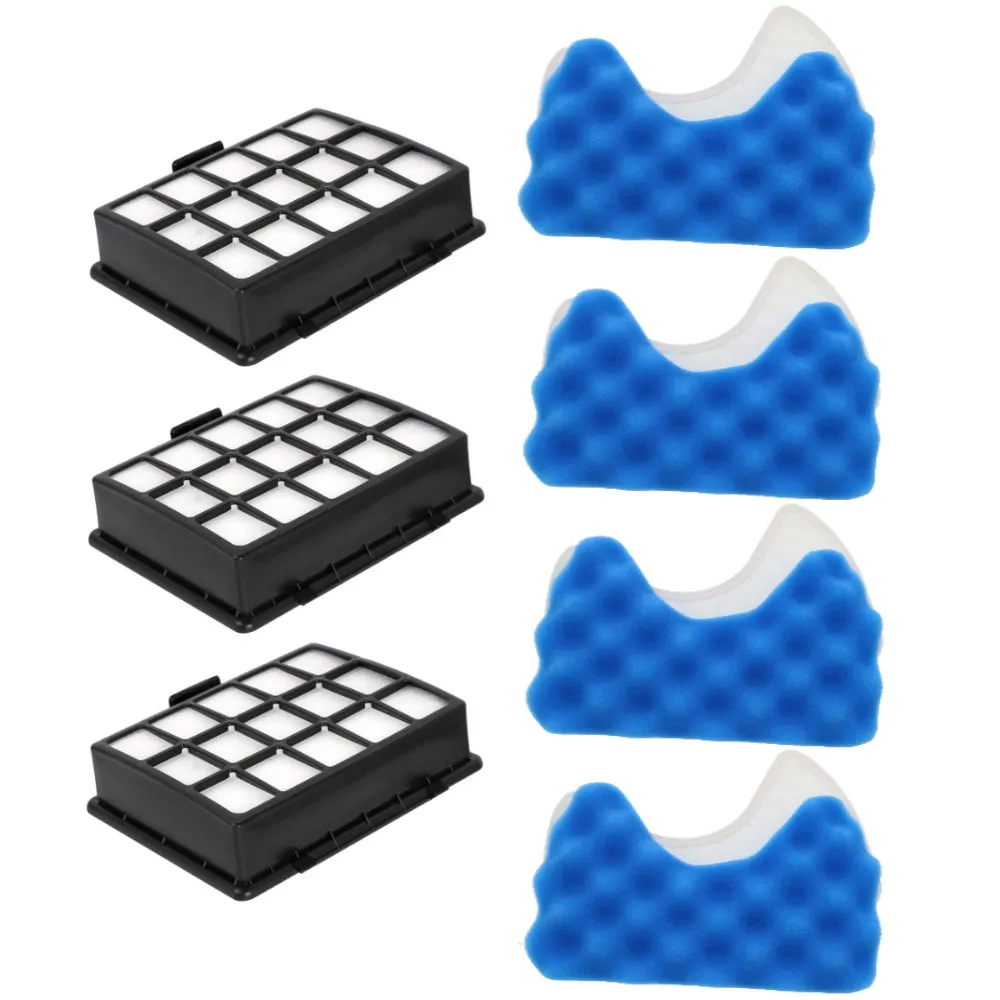 DJ97-00492A HEPA Filter & DJ97-01159A Sponge For Samsung SC65 SC66 SC67 SC68 Series Vacuum Cleaner SC6560 SC6520 SC6570 SC6573