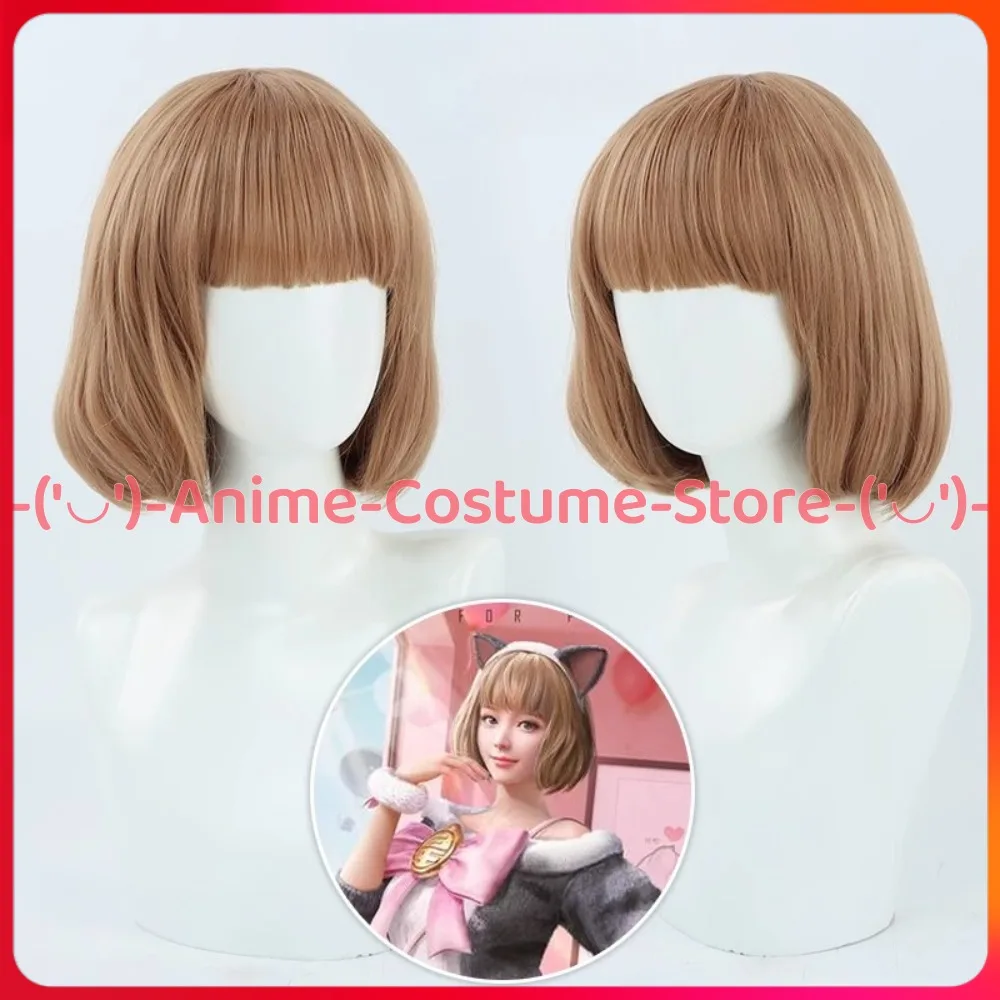 

Peace Elite 520 Romance Gift Female Outfit Meng Zhu Wu Huang Cosplay Wig Anime Game Character Halloween Carnival Party Wigs Hair