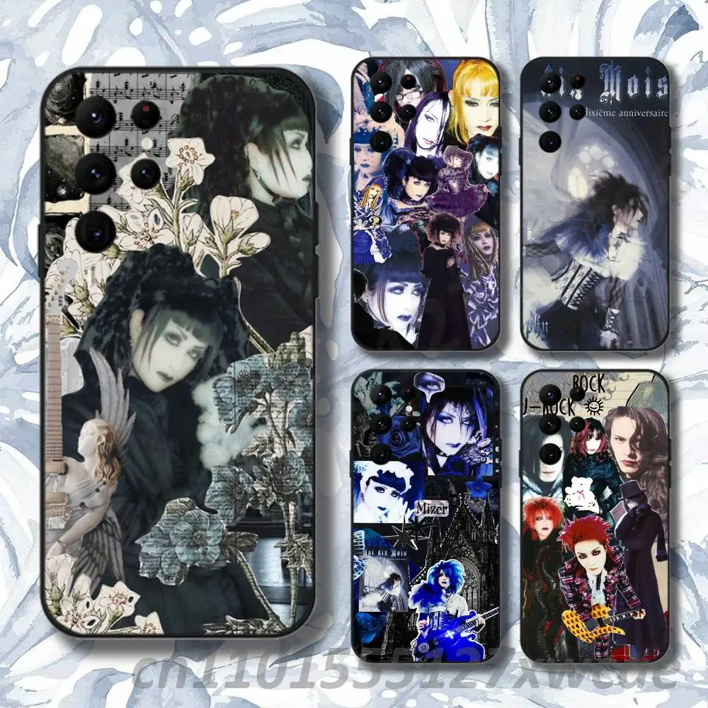 Malice Mizer Rock Band Phone Case For Samsung S10,S21,FE,S21 ,S26,S25,S24,S23,Ultra,S9,S22,Plus Black Shockproof Silicone Sof