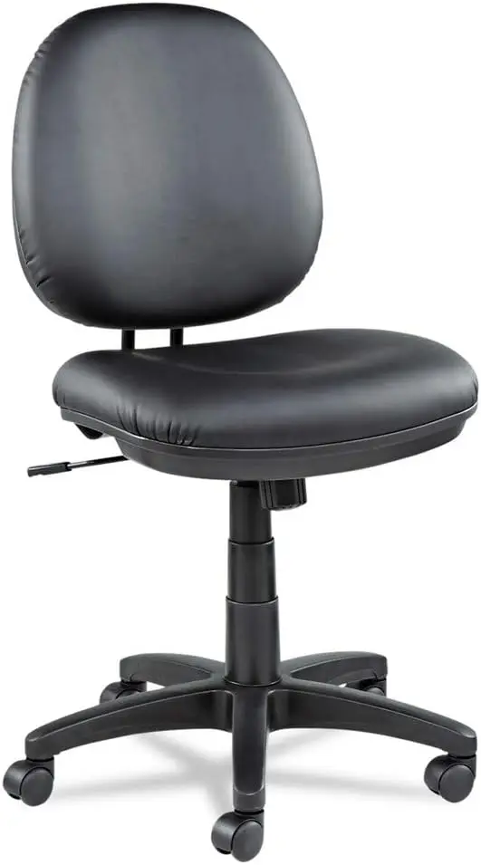 

Alein4819 Interval Series 18.11 In. To 23.22 In. Seat Height Bonded Leather Swivel/Tilt Task Chair - Black
