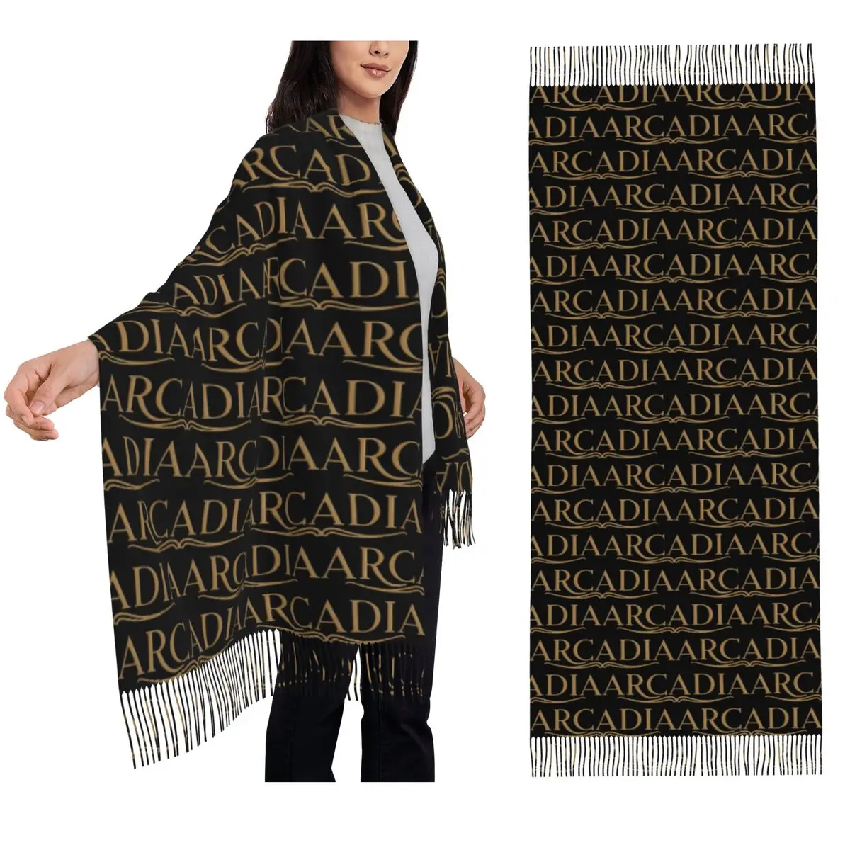 

Arcadia Scarf00 Scarf Tassel Scarves Women Soft Warm Shawls and Wraps Large Fall Winter Shawl Wrap