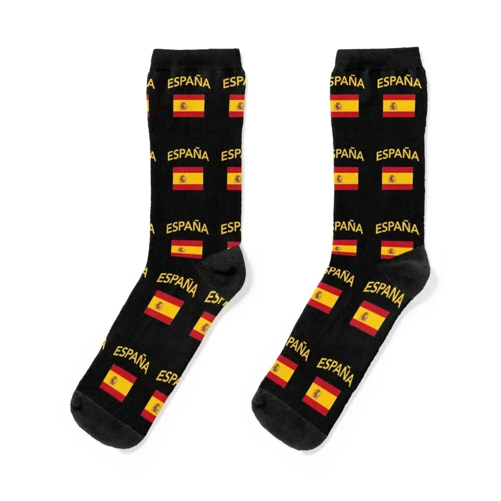 

Spain Spanish Flag Socks warm winter funny gift Stockings compression Hiking boots Socks Ladies Men's
