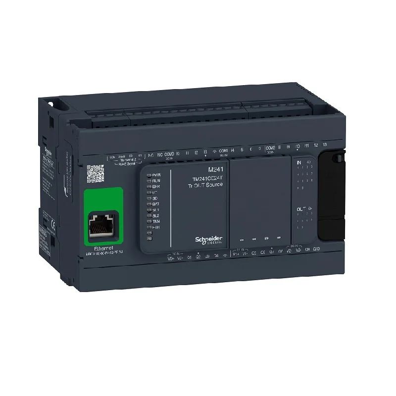

Schneider PLC Modicon M241 Logic Controller TM241CE24R/24T/24U/40R/40T/40U With Ethernet