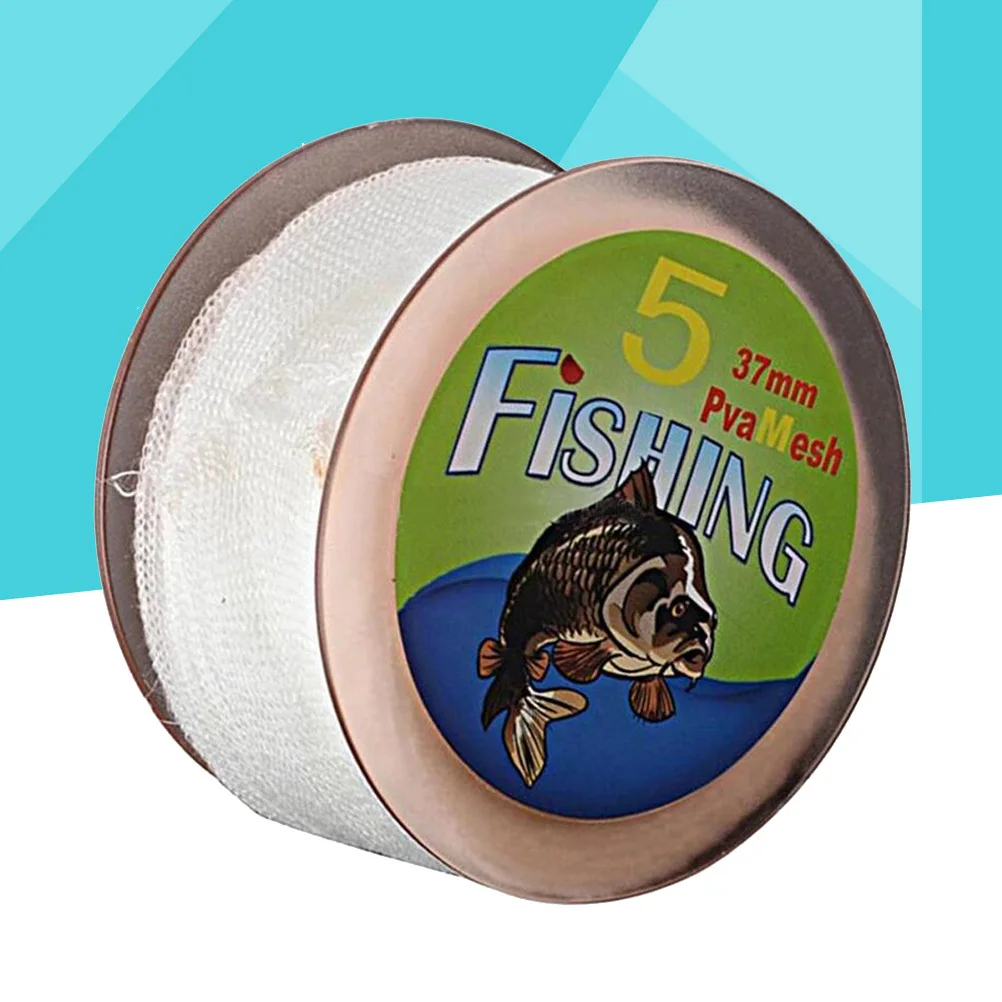

Pva Water Dissolving Net 37mm Carp Fishing Tackle Mesh Baits Stocking Bag Fine Cold Water Resistant