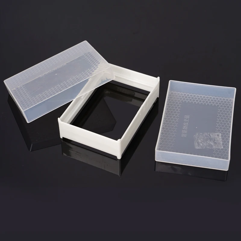 Honeycomb Honey Box Nest Honey Box Transparent Plastic Beekeeping Tool Nest Removable Clean Sanitary Separable honey Storage Box