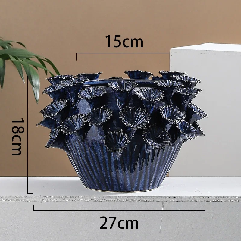 Soft Home Decoration Crafts Porcelain Vases Artistic Decorative Items for Living Room Bedroom
