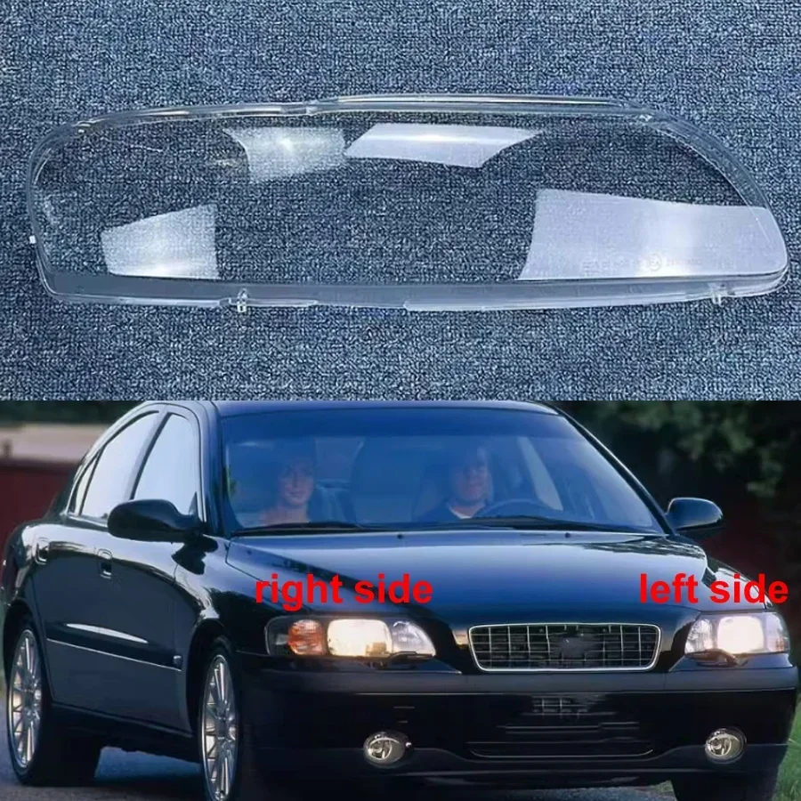 

For Volvo S60 V60 V70 2004 2005 2006-2008 Headlight Cover Transparent Headlamp Shell Lens Replace Original Lampshade Plexiglass