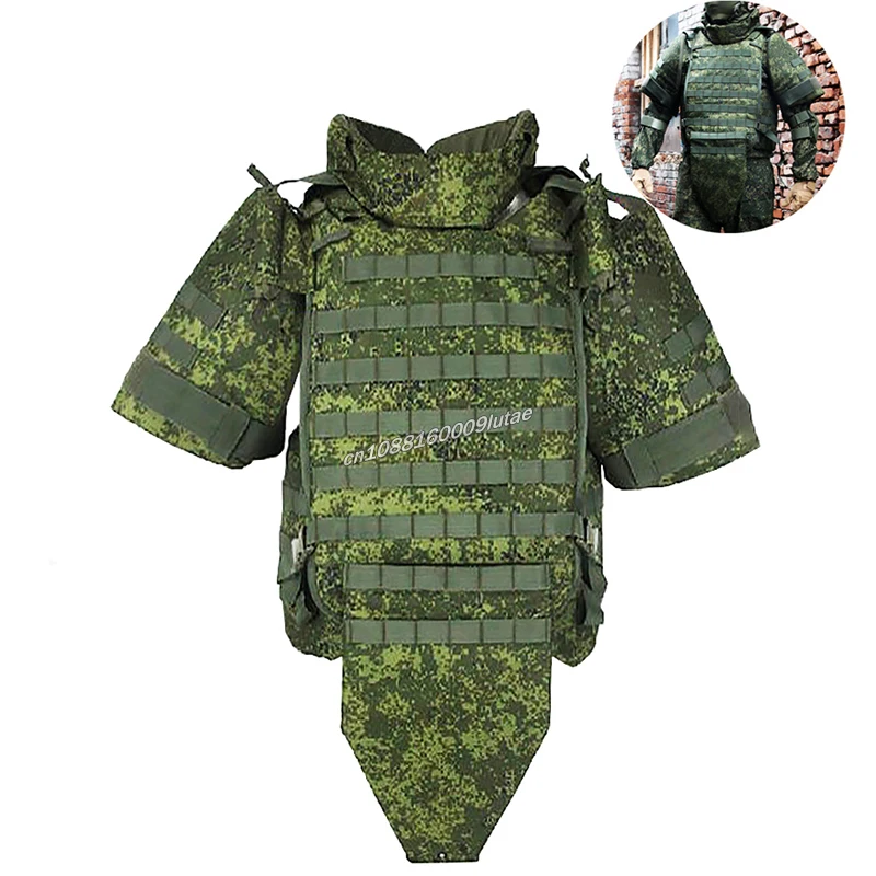6B45 Tactical Vest Plate Carrier Body Armor Outdoor Hunting Shoulder Neck Protection Molle Sub Pouches Kit Airsoft Equipment