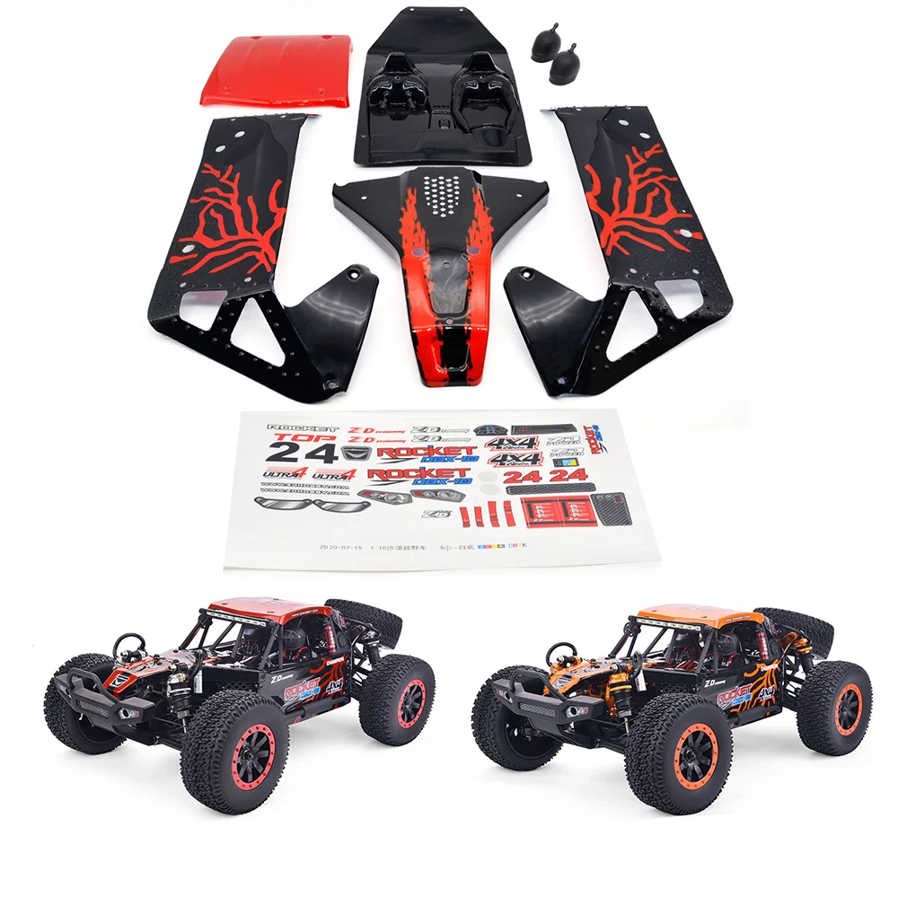 RC Car Body Shell Kit 7534 7535 7536 7537 for ZD Racing DBX-10 DBX10 1/10 RC Car Upgrade Parts Spare Accessories,2 HOT