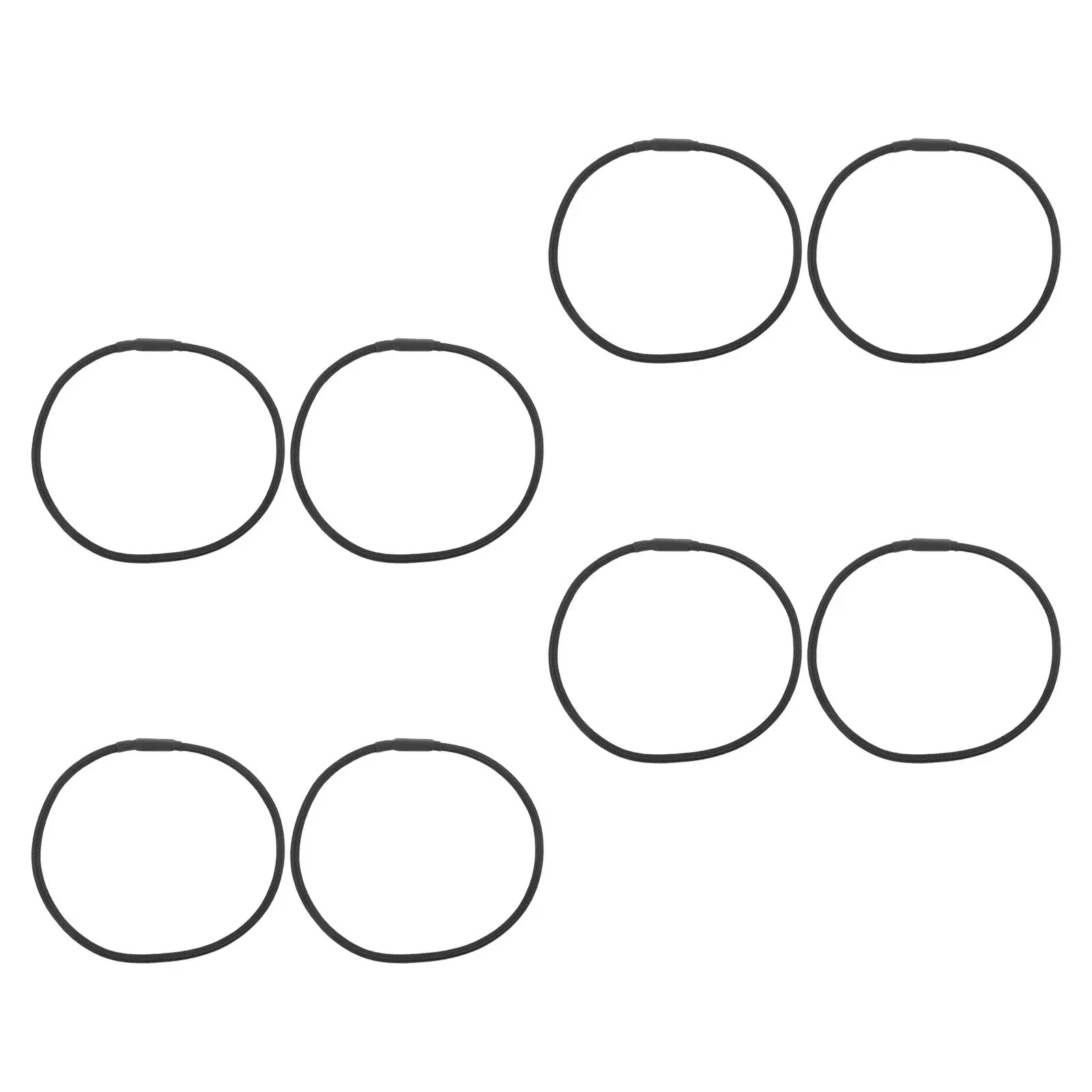 

8Pcs Mic Shock Mount Elastic Band Replacement - Universal Anti-Shock Rubber Rings - Noise Reduction for Studio Recording