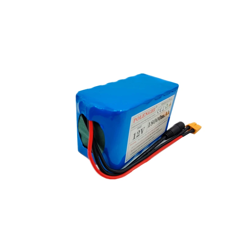 3S6P 12V 18Ah battery pack18650 lithium ion rechargeable battery with BMS for scooter, spray and other equipment DC12.6V charger