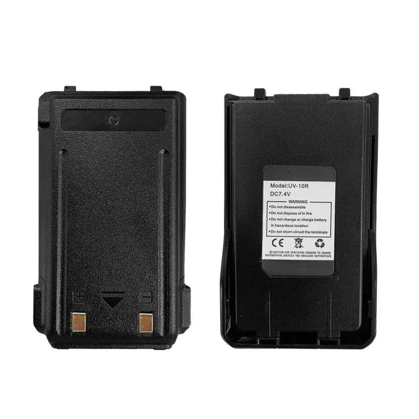 Compatible with Baofeng UV-10R 2800mAh 7.4V Li-on Rechargeable Batteries Walkie Talkie Battery Radio Accessories High Quality