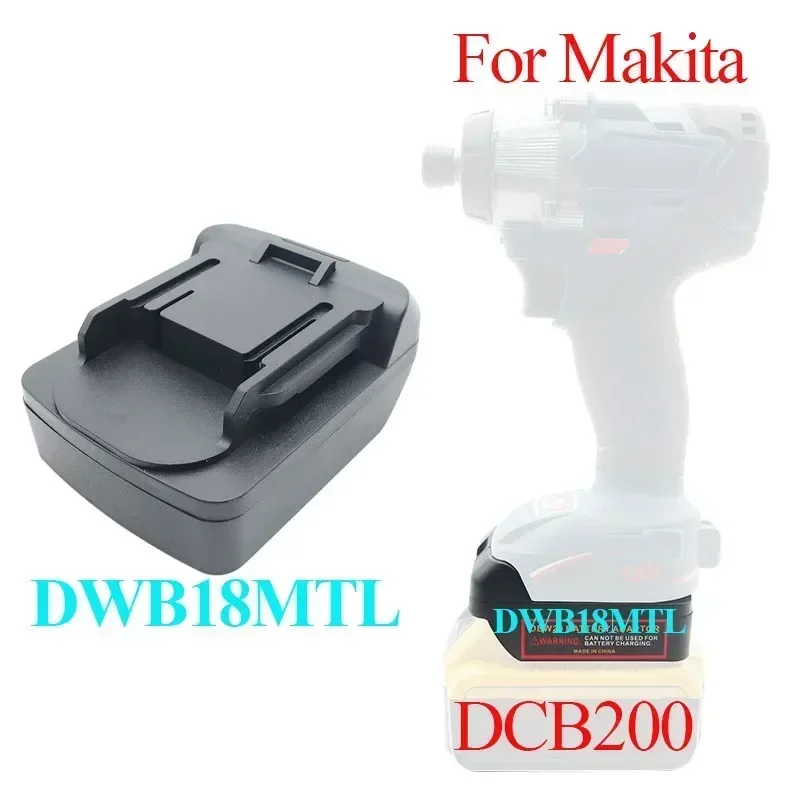 Adaptador convertidor de batería de iones de litio DWB18MTL para batería de iones de litio Dewalt 20V 18V para herramienta de litio Makita Lomvum Zhipu Hongsong Jingmi