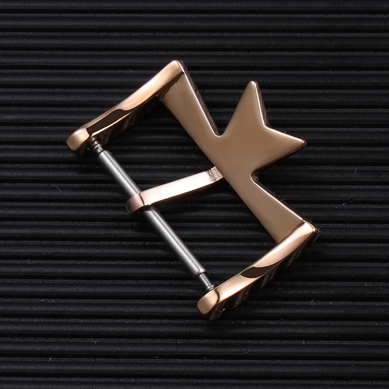 stainless steel watch clasp for VC Vacheron watch strap buckles Constantin silvery Golden Rose gold metal pin clasp 16mm