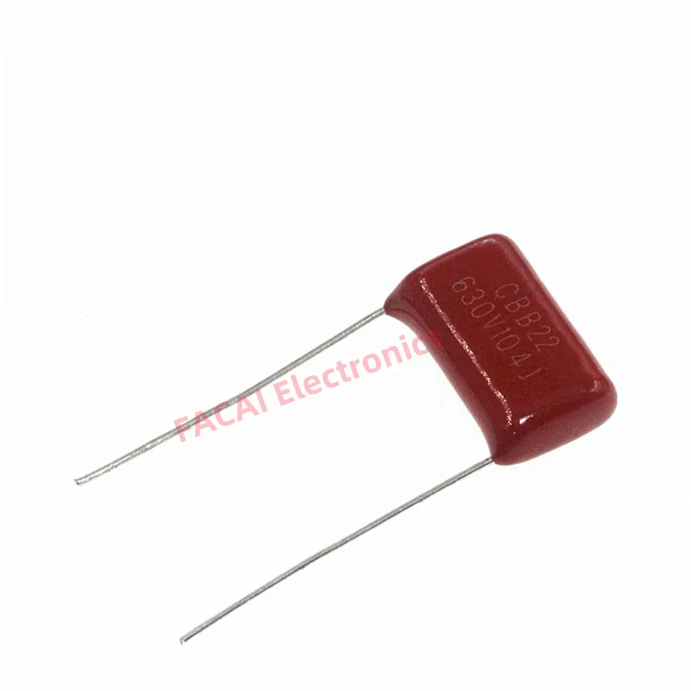 5pcs/lot CBB22 100nF 630V 104J630V 630V104J P15 Metallized Polypropylene Film Capacitor P=15mm 0.1UF 100NF 630V