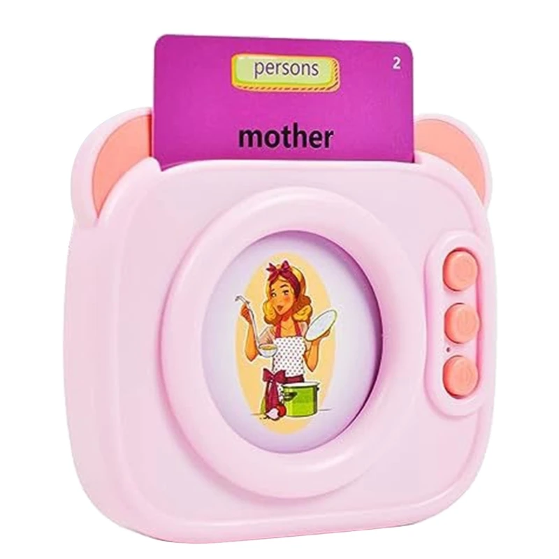 Reading Machine Sight Words Talking Cards for Kid Interactive Learning Toy N84E