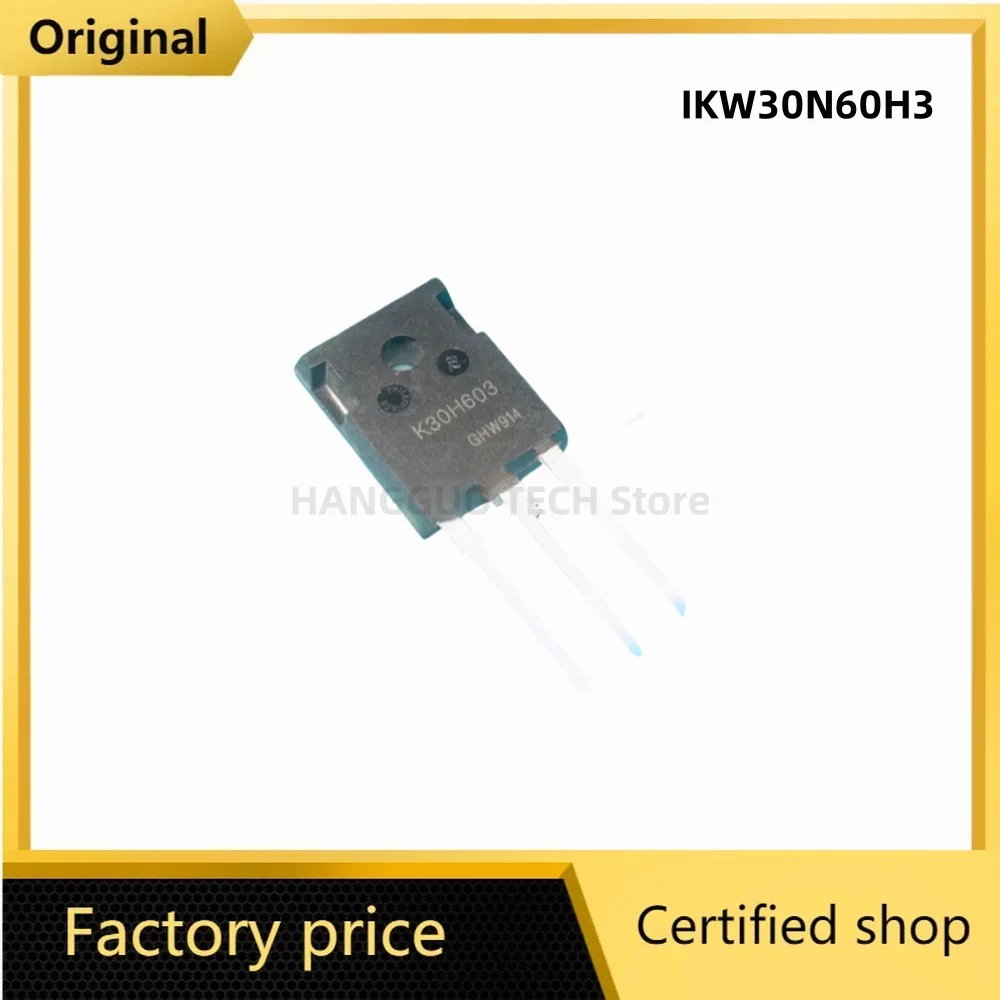 Original 5Pcs/Lot IKW30N60H3 K30H603 OR IGW30N60H3 G30H603 30N60 TO-247 30A 600V Power IGBT Transistor