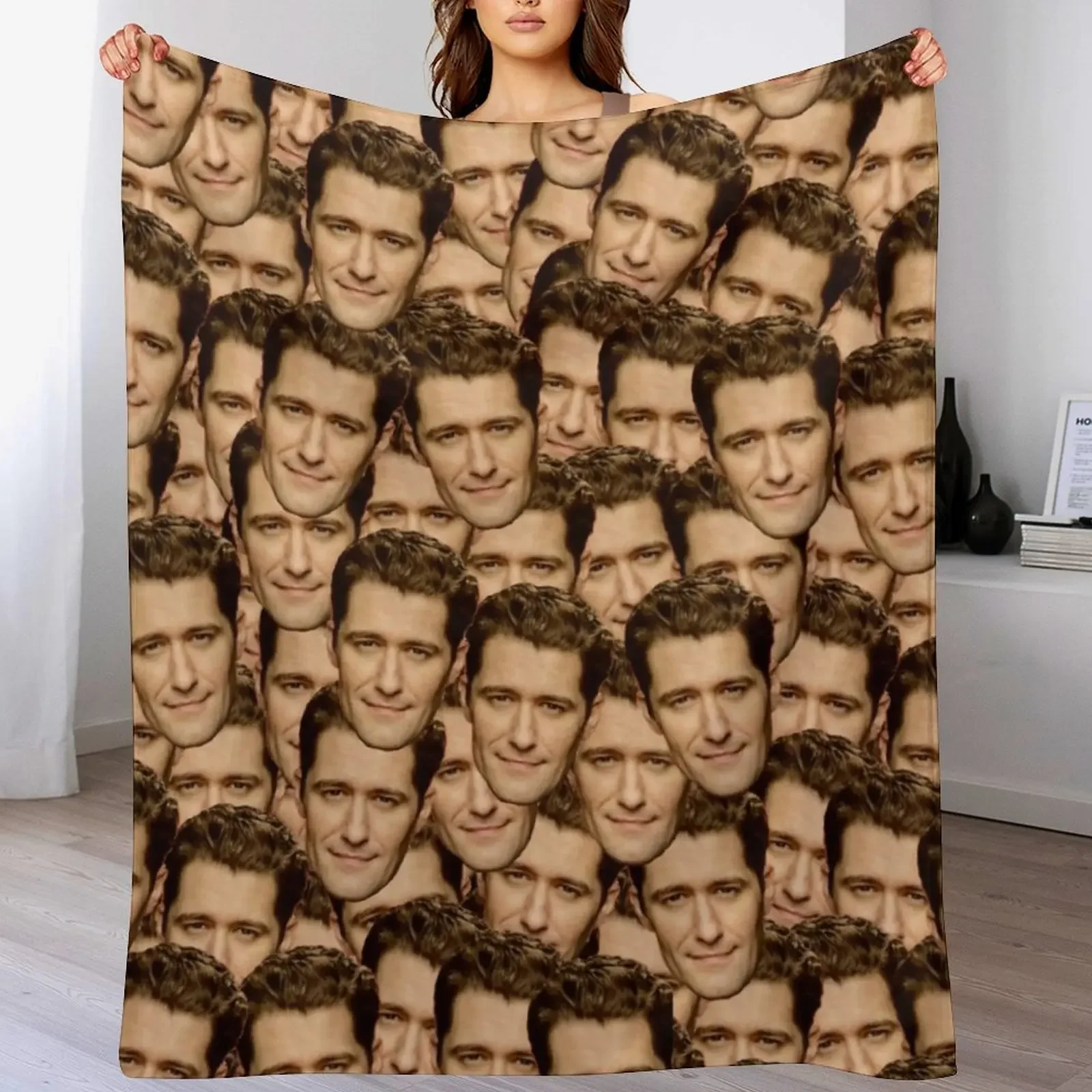 matthew morrison Throw Blanket Warm Flannel Blanket for Couch Chair Bedroom