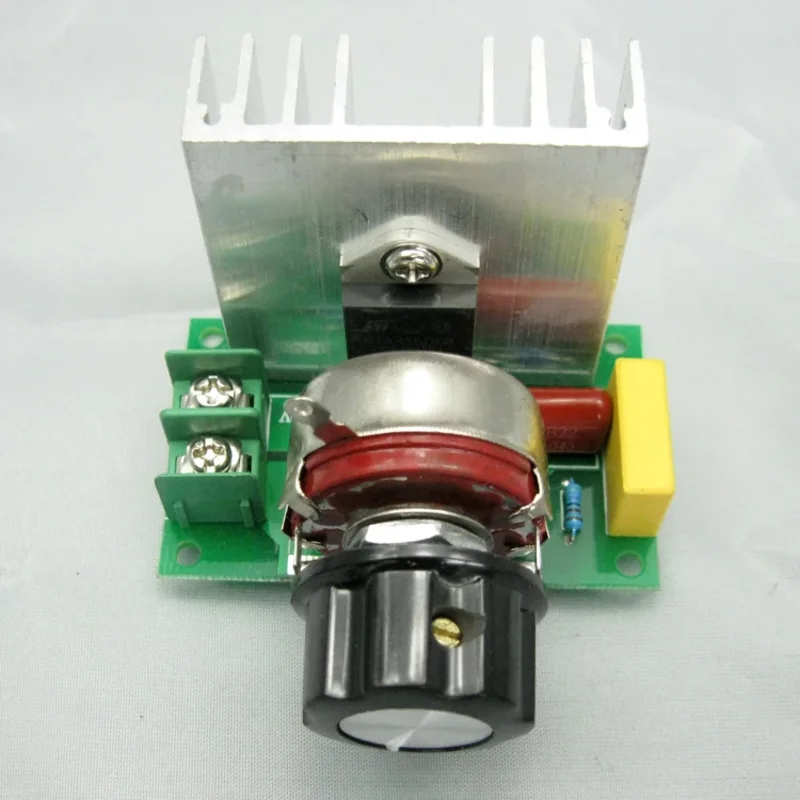 Voltage Regulator 220V Power Regulator 4000W Thyristor Regulator Temperature Regulation Light Speed Regulation