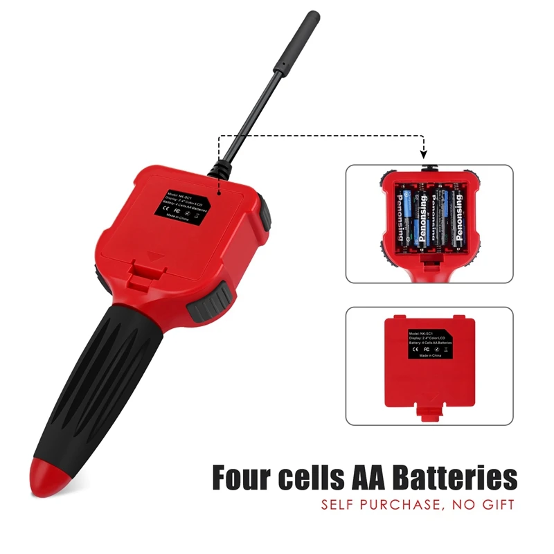 Best-1M HD Wireless Endoscope Camera Display Screen Flexible Waterproof Inspection Industrial Borescope