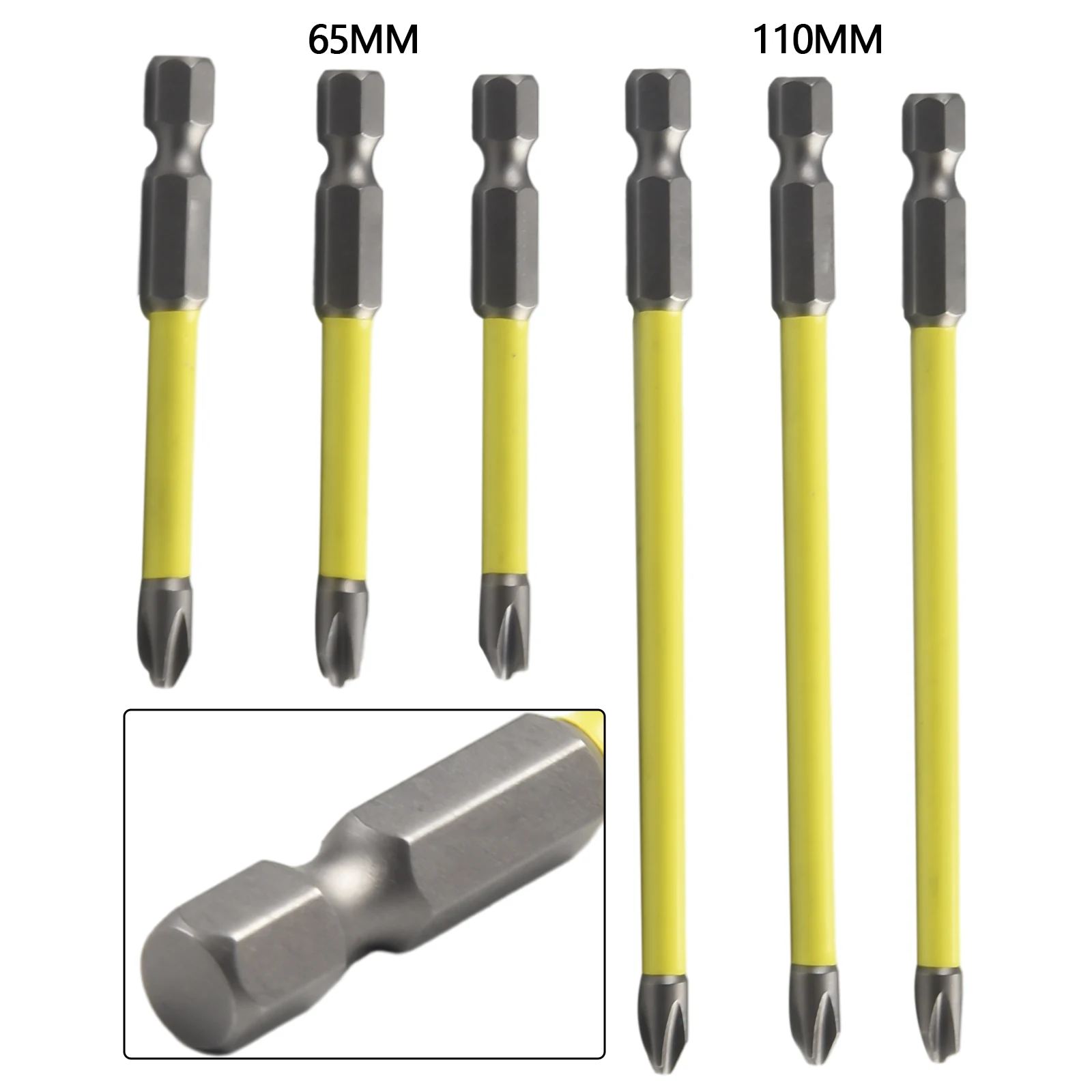 

65mm 110mm Magnetic Special Slotted Cross Screwdriver Bit For Electrician FPH2 Suitable For Switching Circuit Breakers Hand Tool