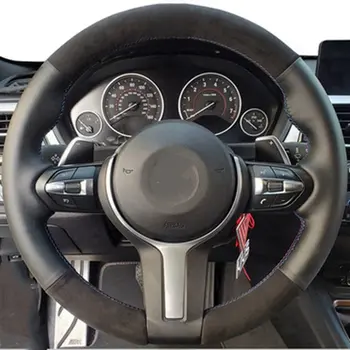 適用於BMW M Sport 1 系列 F20 M135i M140i M235i M240i X1 F21 F48 X2 F39 X3 F25 的防滑絨面革汽車方向盤套 10 最佳銷售 m235i - №7