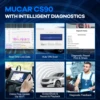 MUCAR CS90 BT200 OBD2 Diagnosetool Auto OBD 2 Scanner Scan Tool 28 Reset Wartungsservice Lebenslanges Update Kostenlos für alle Autos 6