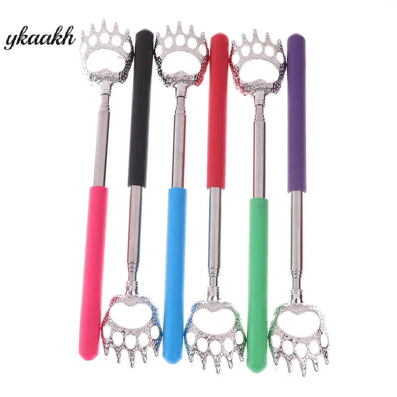 

Удобная выдвижная ручка, массажные инструменты с пятью зубцами, скребок для спины, устройство для царапин для пожилых людей, ручка для снятия зуда